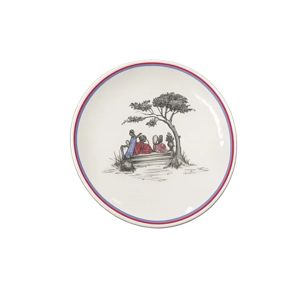 RARE Sheila Bridges Walmart Philadelphia Harlem Toile 4 Salad Plates SEALED